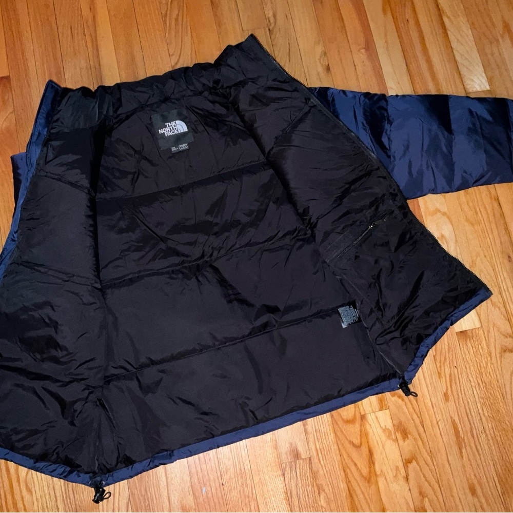 The North Face 1996 Retro 700 Nuptse Jacket 'Summit Navy/TNF Black' Puffer Coat - Picture 10 of 11
